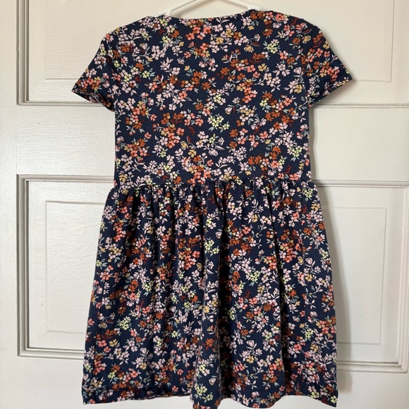 Carter's Navy Floral Kids Dress - Picture 3 of 5